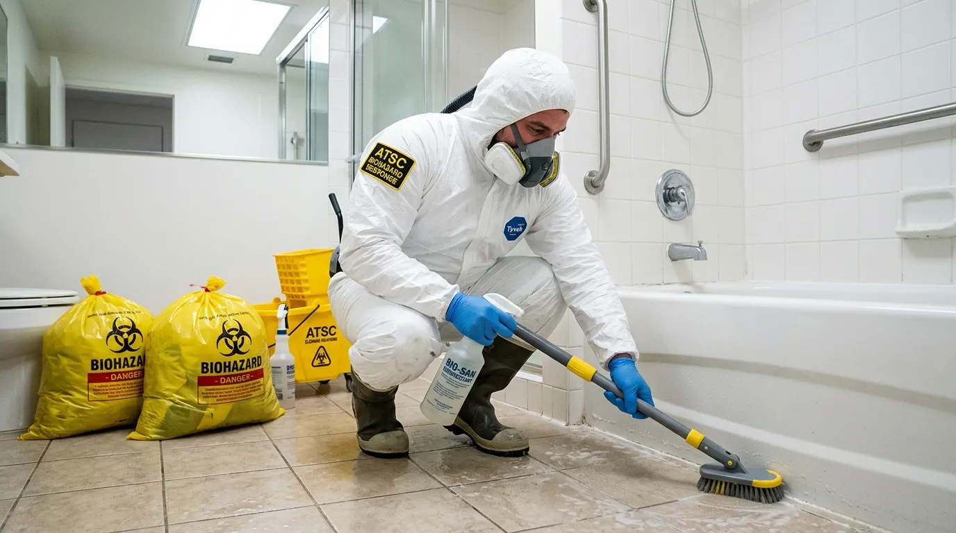 Decontamination equipment deployed for Blood Cleanup in Bay Village